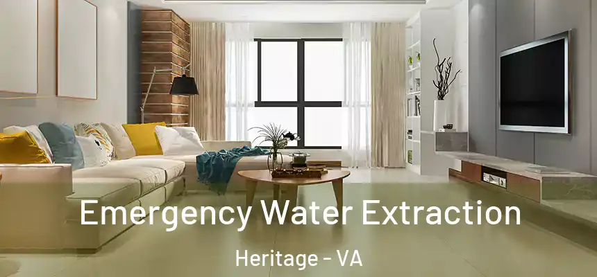  Emergency Water Extraction Heritage - VA